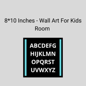 8*10 - Wall Art Kids bedroom