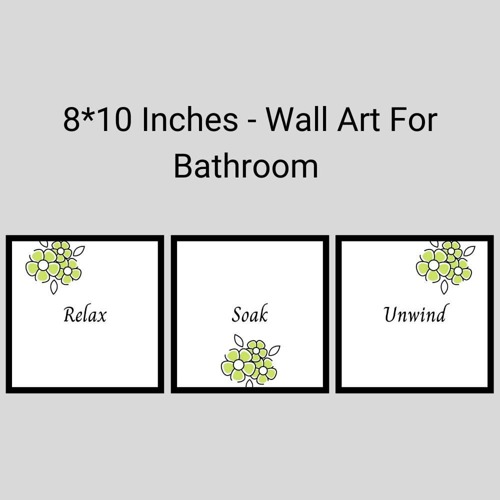 Wall Art For Bathroom - 8*10