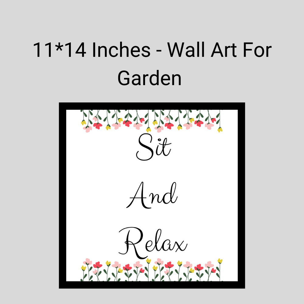Wall Art For Garden - 11*14
