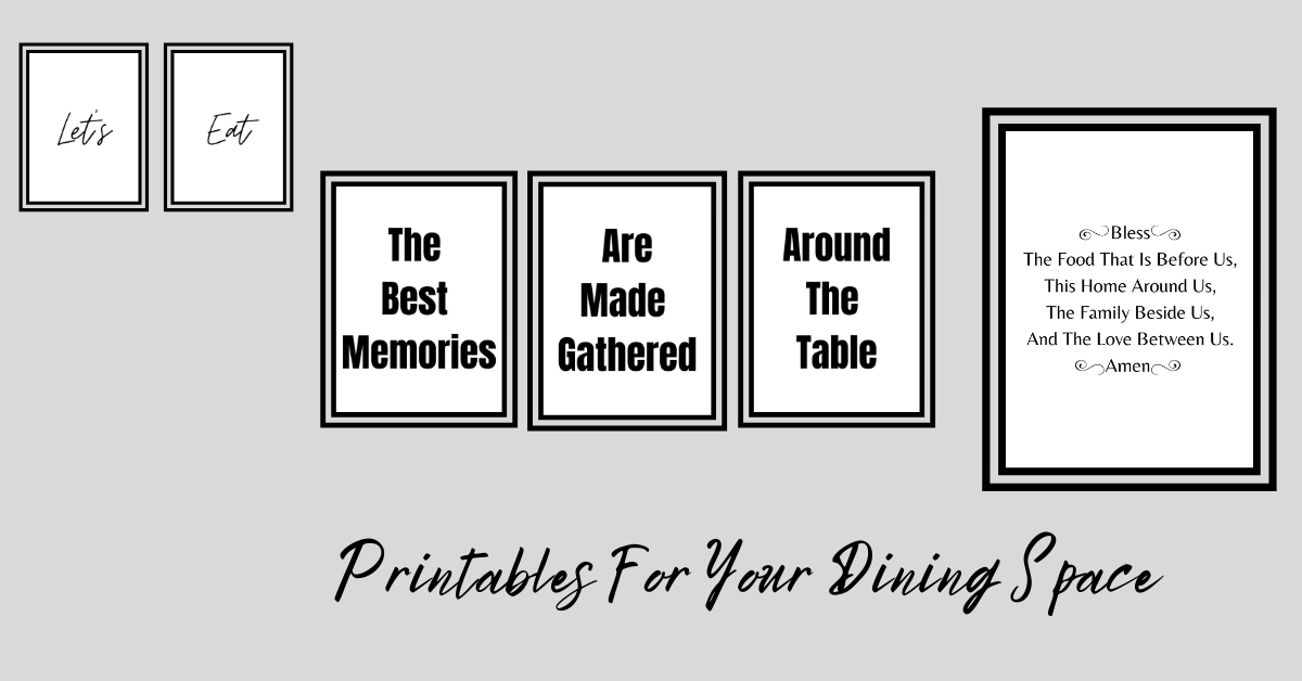 Wall Art Printable For Dining Space