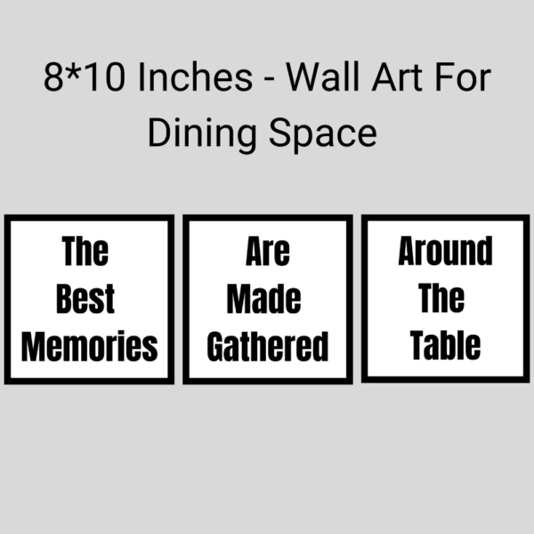 8*10 - Dining Space
